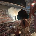 Mindy Kaling Instagram - Thank you so much @sofi and @taylorswift for the best first concert EVER for my daughter, Kit! She swapped friendship bracelets all night and got to hear her favorite Taylor song live, Cruel Summer! It was such a magical night. SoFi Stadium