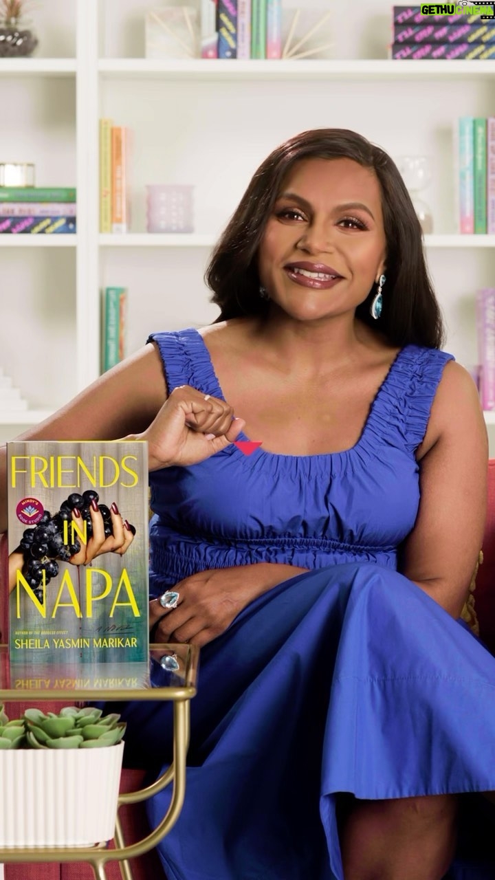 Mindy Kaling Instagram - This is the obsessively addictive dark comedy we all need right now. Read the newest release from my book studio, FRIENDS IN NAPA by Sheila Yasmin Marikar. It’s free with Prime during the month of March! @sheilaym 📚