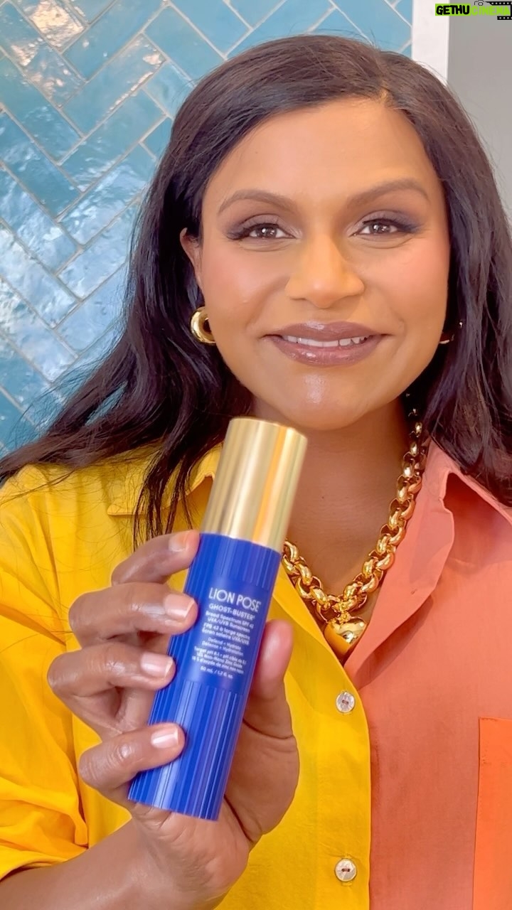 Mindy Kaling Instagram - π The wait is FINALLY over! π Our Ghost-Buster SPF 42 is now exclusively available on @Sephora .com! π Experience the power of 100% mineral SPF with our clinically proven formula, providing the highest UVA/UVB protection without any white cast. πͺπ½ Dive into a mineral and reef-safe formula powered by glutathione, a potent antioxidant, and moisture-boosting squalane. Shop now only @sephora - Link in Bio