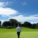 Minho Instagram - nice weather🌤️. nice putt. 엘리시안제주CC