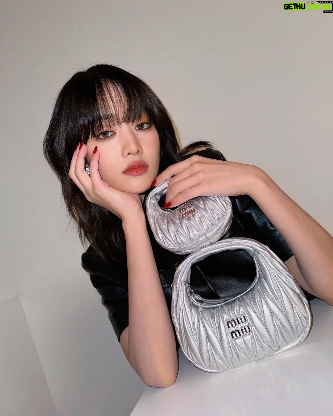 Minnie Instagram - New year season with my new babies🥳 @miumiu #MiuMiuHoliday
