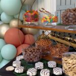 Miracle Watts Instagram – HOW TO THROW YOUR OWN PARTY! 
Our theme was WILD ONE ! 
1. Find a venue @thejulianahtx
2. Find someone to create a center focal piece. @overthetoppartyevents 
Decor+Balloons+Props  @overthetoppartyevents .
3. Find local activities based on your crowd. -bounce house +bounce house balloons @jajainflatables 
4. Find A CHEF : @_mealsbymel 
5. Find someone to create a desert table: @shalicioussweets 
6. Find a florist : Gloria 
7. Branded Material (Menu+Stirrers)
 @lolabeardesigns 
&&& BOOM YOU HAVE A PARTY 🎈 
I WOULD RECOMMEND USING THESE COMPANIES TO ANYONE! 
They were easy to work with and very reasonable with pricing.