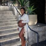 Miracle Watts Instagram - Y’all see my stripes? I Earned them 🖤 Outfit @miracleskloset #9Months
