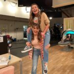 Miranda Cosgrove Instagram - Working on a new episode of iCarly with @amandacerny so fun to work with friends ☺️
