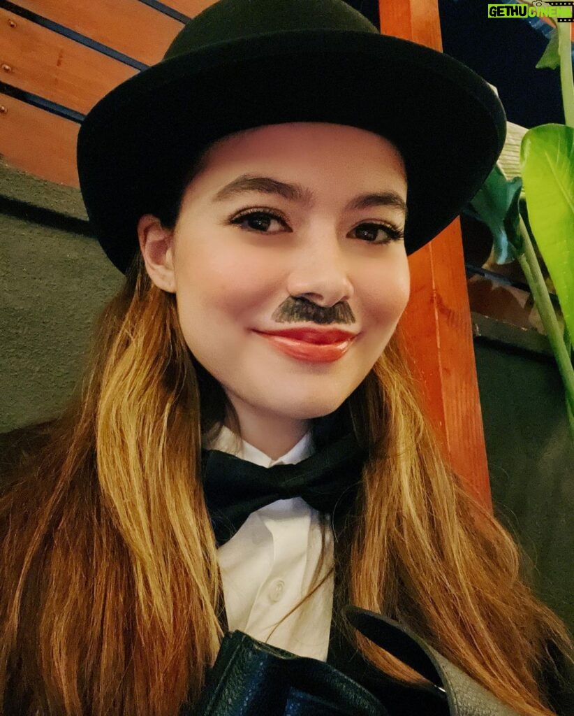 Miranda Cosgrove Instagram - Recreated my Charlie Chaplin costume from when I was 2 🎃 Missing Halloween already