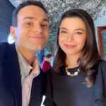 Miranda Cosgrove Instagram - Tonight at 8/7c catch me on a new Valentine’s Day episode of @thegoldbergsabc with this cool guy @troygentile08 😄😋