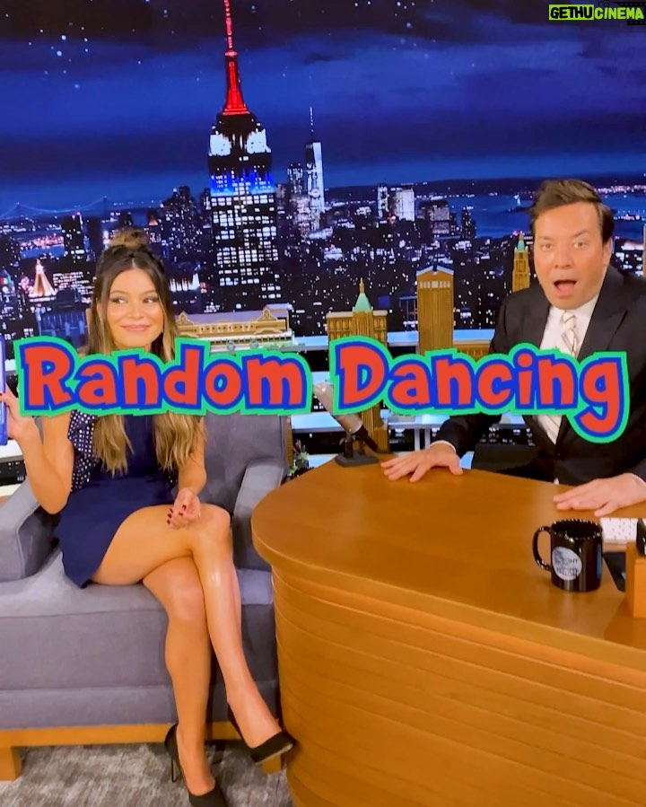 Miranda Cosgrove Instagram - Random Dancing with @fallontonight! 😋