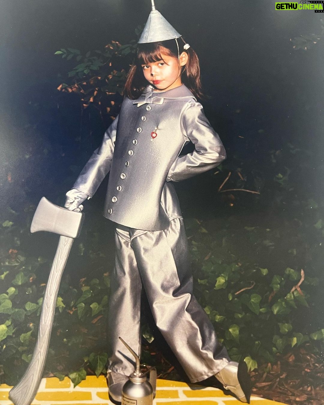 Miranda Cosgrove Instagram - The Tin Man ❤️ Happy Halloween 🎃