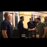 Misha Collins Instagram – This is from my  meeting with President Zelenskyy. For context, my friend @gilesduley lost two legs and an arm to a land mine. 

Please support this effort. 
bit.ly/DemineUkraine

LINK IN BIO