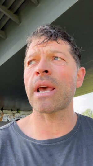 Misha Collins Instagram - I don’t normally think of Germany as super sketchy, but these guys tried to fleece me when I was out for a jog.