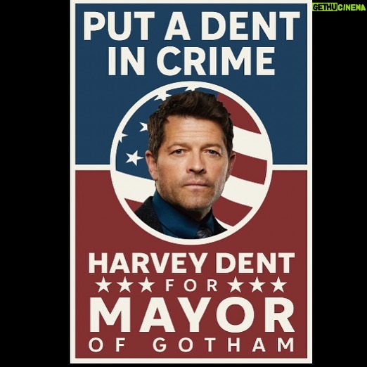 Misha Collins Instagram - He’s got my vote. #CWGothamKnights