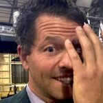 Misha Collins Instagram - I’m getting a few complaints that some people couldn’t see my full Two-Face look because the camera angle had accidentally partially obscured my face with a door, so here’s an unobstructed view of me in the full makeup. Watch #CWGothamKnights TONIGHT at 9 PM/8C! #gothamknights #harveydent #batman #twoface #spnfamily