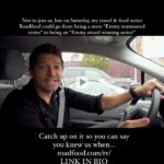 Misha Collins Instagram - Not to jinx us, but on Saturday, my travel & food series @roadfood could go from being a mere “Emmy nominated series” to being an “Emmy award winning series!” Catch up on it so you can say you knew us when… roadfood.com/tv/ LINK IN BIO