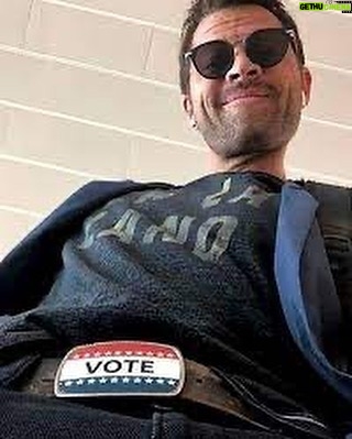 Misha Collins Instagram - Hey, my Virginian friends, today's the last day to register to vote in the November election! All 140 state Senate & House of Delegates seats are on the ballot—along with issues that directly affect your rights. Go RIGHT NOW to make sure you're registered! I’ve set up this super-easy, quick tool to help you - it takes less than a minute: bit.ly/GoVoteMC LINK IN BIO Thanks. 🗽