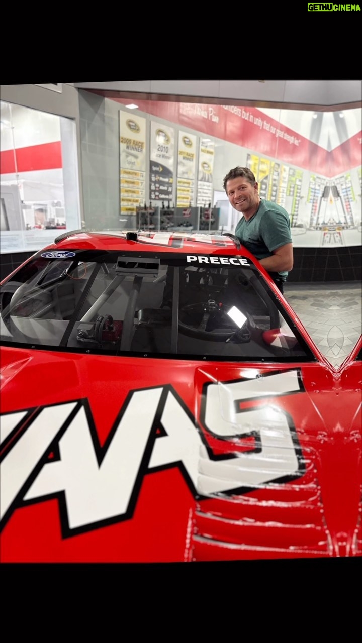 Misha Collins Instagram - Last Saturday night, I toured the @stewarthaasracing headquarters, which was awesome… but I was disappointed to learn that I’m not a “good fit” for a career as a race car driver. For five minutes I struggled to get into the driver’s seat before deciding my future laid elsewhere. #formula1 #racecars #stewarthaasracing