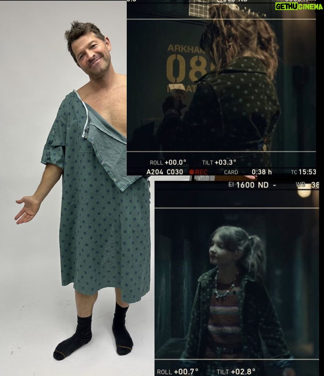 Misha Collins Instagram - I wore a lot of tailored suits on #CWGothamKnights, but this haute couture formal gown really made me feel pretty.