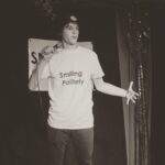 Mitchell Hope Instagram - Make em laugh #smilingpolitely #standup