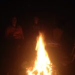 Mitchell Hope Instagram - Campfire in the backyard #finallywarm #pardyhardgreaves