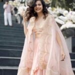 Mithila Palkar Instagram - Pastel Party 🎈 Styled by @shreejarajgopal @drapingdreams.inc Outfit @toraniofficial Earrings @beautiart_official Juttis @fizzygoblet Hair @coleen_khan_affonso 📸 @etherealstudio.in
