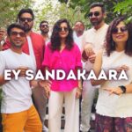Mithila Palkar Instagram - The funnest musical collaboration with the funnest bunch! #EySandakaara This insanely talented bunch let me sing with them while they played along, with NO INSTRUMENTS! It was such a joy doing this with them ♥️ We are big fans of this song and the makers. So here’s a shout out to @musicsanthosh @dhee___ @actormaddy @ritika_offl 🥳