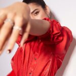 Mithila Palkar Instagram - Sugar and Spice 🌶️ Stylist @shreejarajgopal HMU @shrushti_birje_28 Photography @shivamguptaphotography Outfit @dewarworld Earrings @gehnajewellers Rings @hcraftjewellery @gehnajewellers Heels @charleskeithofficial Style team @khushaliichauhan HMU team @jmamniya