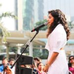 Mithila Palkar Instagram - In sickness and health and in all the stories I choose to tell ^.^ Always a pleasure coming back to @spokenfest ! There is so much love to take back from here…it’s too precious! Thank you for it all! 🫠🥰 @meerasmelodies - thank you for being such a trooper and being such a giving performer! ♥️ @shantanuanandpoetry , @hellyshah_ - there was no way I could’ve done this without you guys! Thank youuu! 🤗 📸 @adisphotographysg @jadyn_ferns11 Spoken Fest