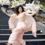 Mithila Palkar Instagram - Pastel Party 🎈 Styled by @shreejarajgopal @drapingdreams.inc Outfit @toraniofficial Earrings @beautiart_official Juttis @fizzygoblet Hair @coleen_khan_affonso 📸 @etherealstudio.in