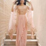 Mithila Palkar Instagram – Pastel Party 🎈

Styled by @shreejarajgopal @drapingdreams.inc 
Outfit @toraniofficial 
Earrings @beautiart_official 
Juttis @fizzygoblet 
Hair @coleen_khan_affonso 

📸 @etherealstudio.in