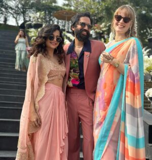 Mithila Palkar Instagram - Trust these two to be generous with their love and let us all bask in it! 🥰

Not enough can be said about how this wedding has made us feel. So I shall just share photos, in no particular order, that represent all the happiness that was felt in abundance through the course of this celebration. 

I don’t promise that these are the only photos or the only post that will be shared. It is going to be a while until any of us get over this. 

Photo credits @davidpoznic @etherealstudio.in