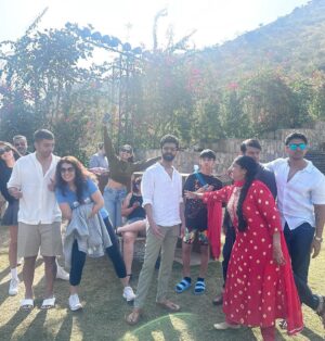 Mithila Palkar Instagram - Trust these two to be generous with their love and let us all bask in it! 🥰

Not enough can be said about how this wedding has made us feel. So I shall just share photos, in no particular order, that represent all the happiness that was felt in abundance through the course of this celebration. 

I don’t promise that these are the only photos or the only post that will be shared. It is going to be a while until any of us get over this. 

Photo credits @davidpoznic @etherealstudio.in