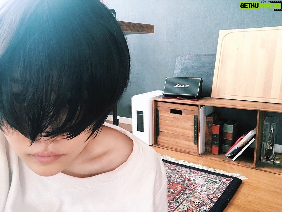 Mitsuki Takahata Instagram - 前髪伸び太郎。 ﻿ ﻿ 美容室に行くタイミングが計れずにいたら、﻿ いつの間にかLです🍭笑 ﻿ ﻿ 全然関係ないけど、﻿ このペルシャがとってもお気に入り。可愛くないかい😌 ﻿ #ペルシャ絨毯のある暮らし ﻿ ﻿ ﻿ ﻿