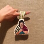 Mitsuki Takahata Instagram - 大好きな友人の﻿ 渾身の寄り目ポーズを刺繍。﻿ ﻿ 最後は綿入れてマスコットに。﻿ ﻿ ﻿ 3日かかった。笑﻿ ﻿ ﻿ #手刺繍 ﻿ #stayhome時間使い方迷子﻿ ﻿ 😂﻿ ﻿ ﻿ ﻿ ﻿ ﻿