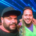 Mohamed Abdel Rahman Instagram – اتشرفت واتبسطت جداً بحضور مسرحية #علاء_الدين للنجم الكبير #أحمد_عز وكل النجوم كريم وثروت وجمعه وعم سامي وتارا وهشام الحبايب المشاركين ف المسرحية والمنتج والمخرج الكبير  مجدي الهواري.. شكراً على حسن استقبالكم بجد كان يوم حلو ❤️❤️