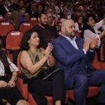 Mohamed Mamdouh Instagram – سعيد جدا بحصولي على جايزة المهرجان القومي للسينما المصري عن دوري في فيلم ابو صدام، مبروك احمد فهمي ونادين خان واحمد داش وزينة منصور واسرة فيلم ابو صدام بالكامل وبشكر طبعا الدكتورة ايناس عبد الدايم وزيرة الثقافة والمهرجان القومي للسينما المصري ولجنة التحكيم والقائمين على المهرجان.
@seacinemaproductions