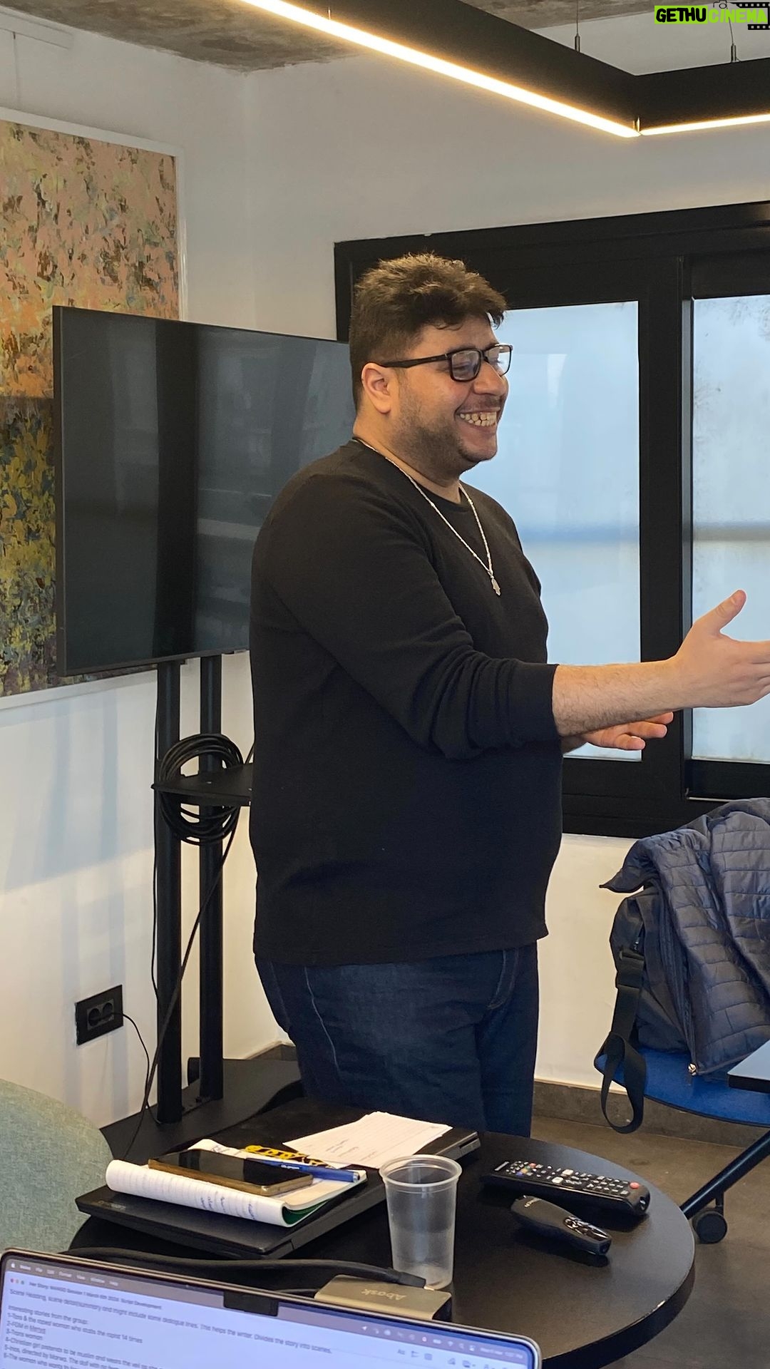 Mona Zaki Instagram - From our Incubator First session with the scriptwriter and mentor Ahmed Badawy @cheb_amadou