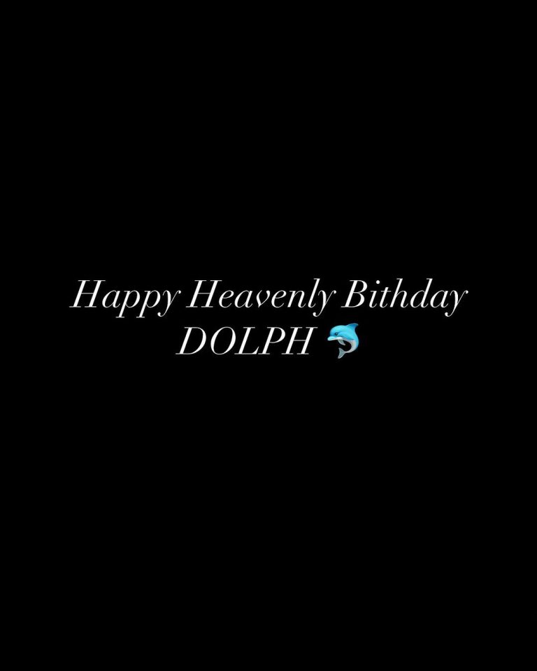 Monica Instagram - Happy Heavenly Birthday Adolph Last Slide Forever Me🐬 7/27 D•O•L•P•H