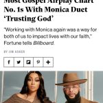 Monica Instagram - BE STILL & KNOW….. Trusting GOD is #1 Most Gospel Airplay! When @mrjamesfortune called & asked me to do this I felt honored & decided it would be the last song I sang before having surgery!! If I never sang again his praises would be the last anyone heard , why not ? His praises were the first anyone heard! Straight out of a choir named after My Grandfather it’s ALWAYS in me to sing for his Glory! YES, I fall short! YES, I’m still a work in progress but through it all I’m GODS CHILD! 🙏🏾