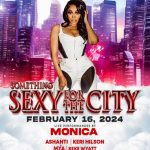 Monica Instagram – Love is a gift , Not to be taken for Granted! 

Feb. 16th: Little Rock, Arkansas I will be performing live w/ several incredible talents ! 

Feb. 18th: Fairfax, VA Don’t Miss the R&B Super Jam