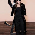 Monica Bellucci Instagram - ❤️Thank You @ysl @anthonyvaccarello for inviting me to assist at your great show 💫 Styled by @barbarabaumel Dressed @ysl Jewellery @cartier Hair @johnnollet Mua @letiziacarnevale Image Agent @karinmodels_official #monicabellucci#ysl#anthonyvaccarello#fashionshow#paris