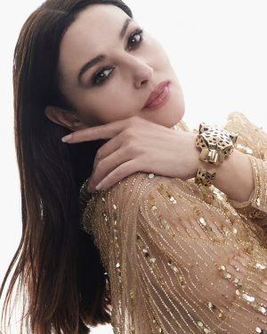 Monica Bellucci Instagram - ❤️Photo by @zebdaemen for @madamemagazin 
Spécial @cartier
Styled @konstantinkonstant 
Hair @johnnollet 
Mua @letiziacarnevale 
Image Agent @karinmodels_official 

#monicabellucci#coverstory#zebdaemen#bracelet#cartier#pantheredecartier#image#agent#karinmodels
