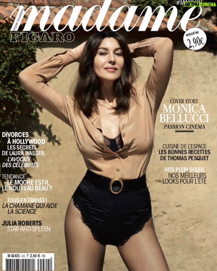 Monica Bellucci Instagram - ❤️The cover Story @madamefigarofr by @sabinevilliard that will be out tomorrow for the month of May 2021 Styled @barbarabaumel Outfit by @ysl @anthonyvaccarello Necklace @cartier Hair @johnnollet Mua @letiziacarnevale Image Agent @karinmodels_official Thank you 🌹🌹@anneflorenceschmitt @richardgianorio @delphine.perroy.mad @mariondupuismad @william.stoddart.figaro Production Juliette Durand #monicabellucci#coverstory#madamefigaro#may#magazine#outfit#ysl#anthonyvaccarello#imageagent#karinmodels#photooftheday#sabinevilliard#моникабеллуччи#jewelry#cartier#cartierlove