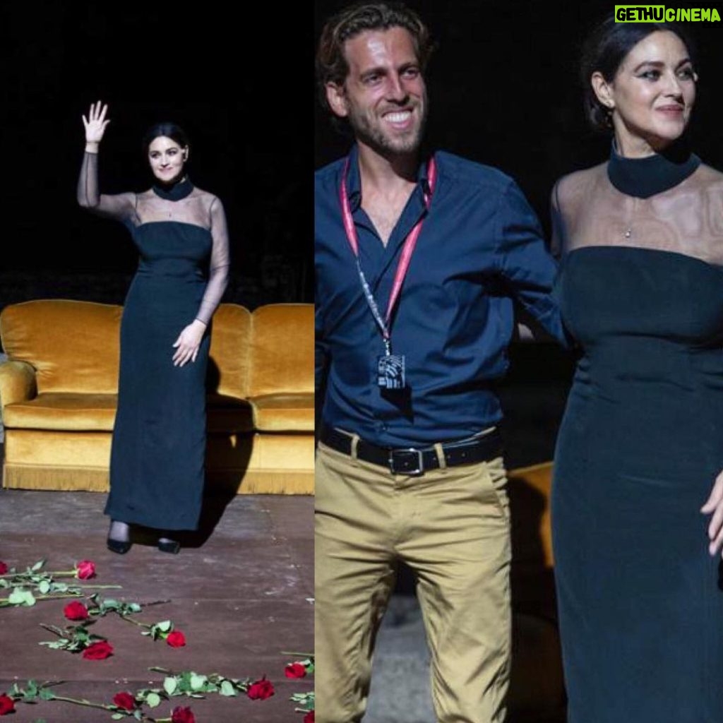 Monica Bellucci Instagram - ❤️Such a magical moment to perform in the 63rd Spoleto Festival in Italy. On stage with the Director @tomvolf « La Callas : letters and Memoirs» @mariabycallas #monicabellucci#director#tomvolf#lettersandmemoirs #lacallas#festival#spoleto#italia#моникабелуччи#mariacallas ❤️