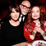 Monica Bellucci Instagram - ❤️At the diner de la mode for the @sidaction with the great actress @isabelle.huppert and @richardgianorio @madamefigarofr Dressed @paulekaofficiel Earrings @cartier Mua @letiziacarnevale Hair @johnnollet #monicabellucci#isabellehupert#richardgianorio#sidaction#madamefigaro#jewelry#cartier#cartierdiamonds#моникабелуччи