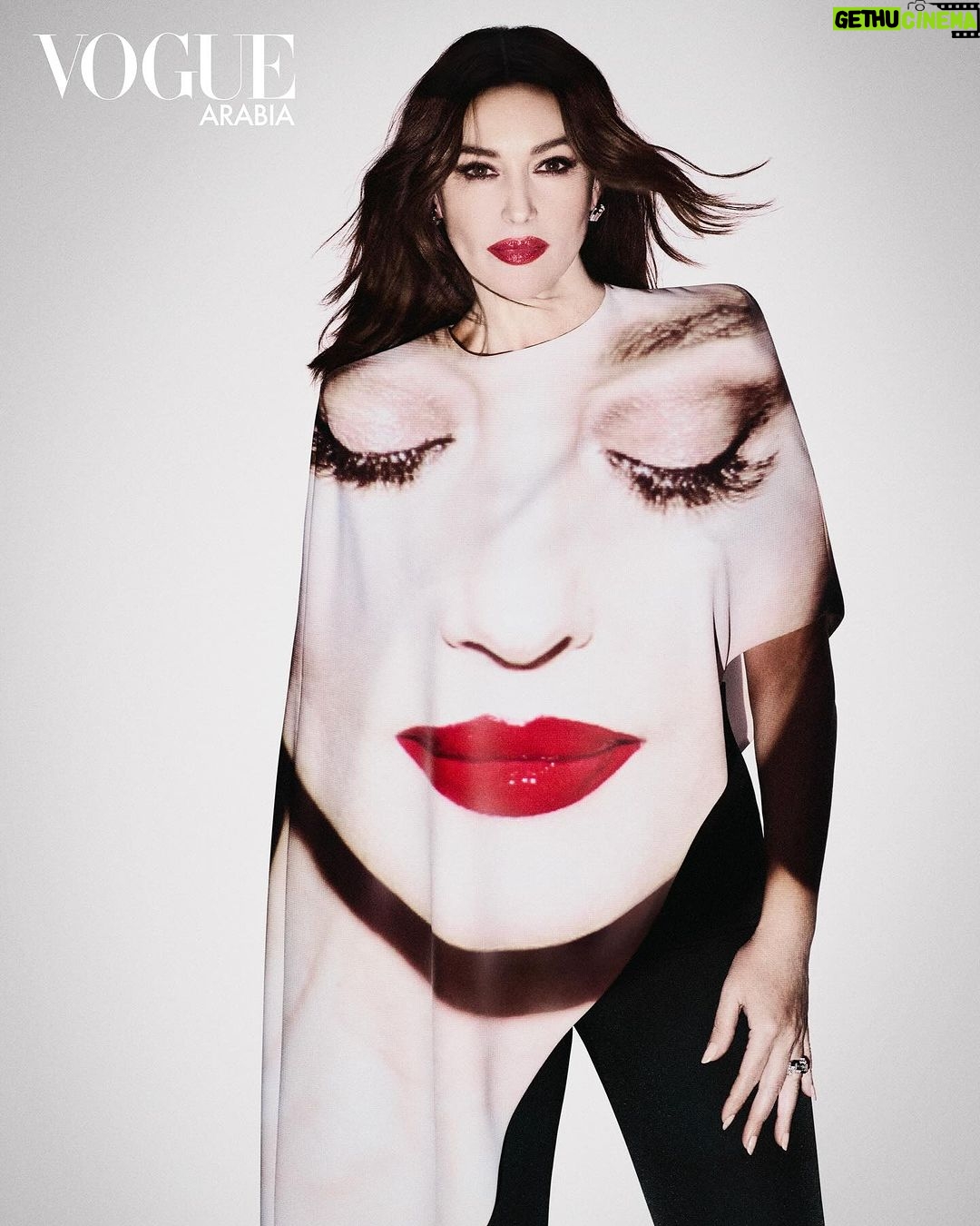 Monica Bellucci Instagram - An eternal muse, #VogueArabia’s second cover star for the anniversary issue is Italian icon #MonicaBellucci. At 59, the muse feels more confident than even in her own skin. “Things are changing because women today are talking out loud,” offers Bellucci. “I see all these incredible actors like Isabelle Huppert, Charlotte Rampling, Fanny Ardant… women who still have the possibility to play leading roles and they’re still amazing. It really proves how things are different compared to before, where after 40 years old, women didn’t have the chance to work anymore.” Themed ‘Beauties of the World’, our #March2024 issue aims to celebrate women of different ethnicities, body types and ages — all with a strong connection to relevant social causes — while reminding us that beauty is not just a physical trait, but a quality that really shines from within. Tap the link in bio to discover more highlights. Cover 2 of 7. #VogueArabiaTurns7 * الترجمة العربية في التعليقات Editor-in-chief: @mrarnaut Photography: @nimabenati Fashion director: @aminejreissaty Style: @barbarabaumel Hair: @johnnollet Makeup: @letiziacarnevale Nails: @nafissadjabi Digital operator: @massimofusardi Hair assistant: @dystopia_in_my_room Furniture: @rochebobois Producer: Sam Allison Studio: @studio.labriquerouge Monica Bellucci’s agent: @karinmodels_official Interview: @catminthe