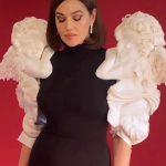 Monica Bellucci Instagram - ❤️Blessed to have my two daughters, my angels around me who give me wings 🥰 Happy Mother’s Day 🌹 On the set @vanityfairfrance Dress @dolcegabbana Jewels @cartier Hair @johnnollet Mua @letiziacarnevale