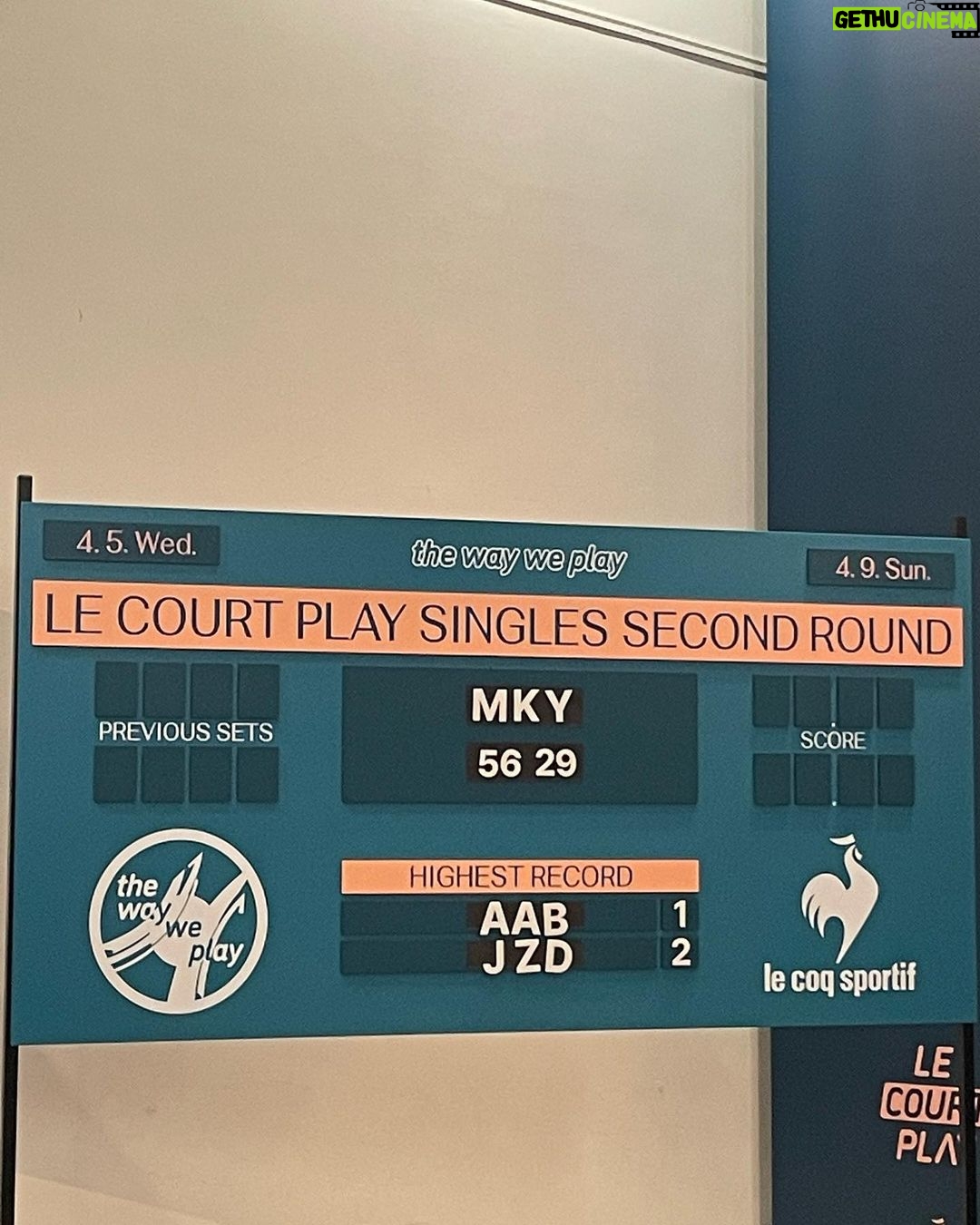 Moon Ga-young Instagram - the way we play🎾