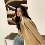 Moon Ga-young Instagram - THE BURBERRY AW22 SHOW FRI 3/11 ->10pm #Burberry #BurberryAW22