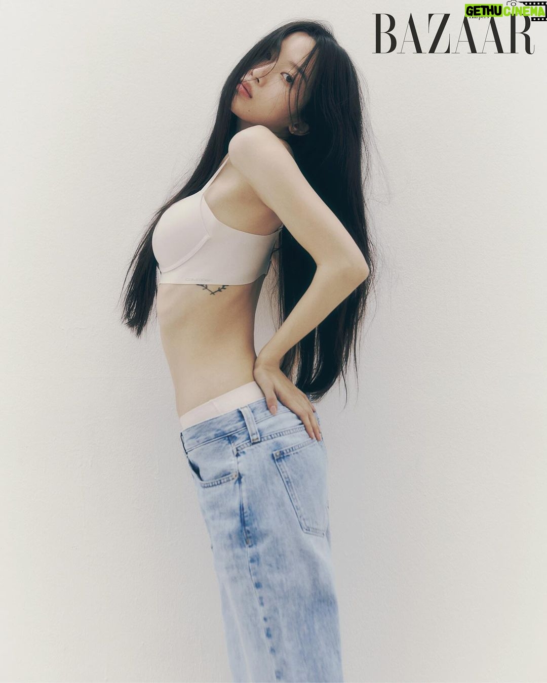 Moon Ga-young Instagram - Harper’s bazaar x MKY x Calvin klein #캘빈클라인 #캘빈클라인언더웨어