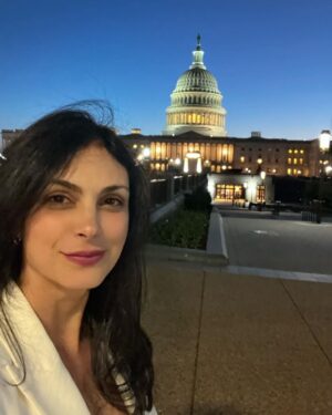 Morena Baccarin Instagram - Necessary Capital selfie.