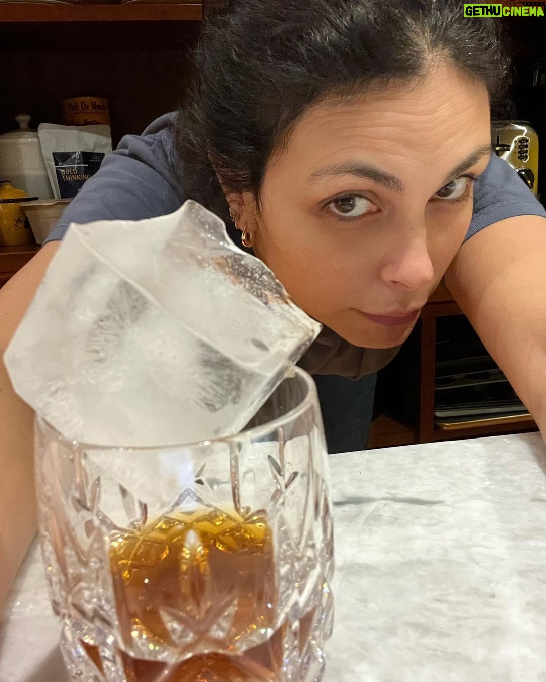 Morena Baccarin Instagram - Like fitting a square peg in a round hole.
